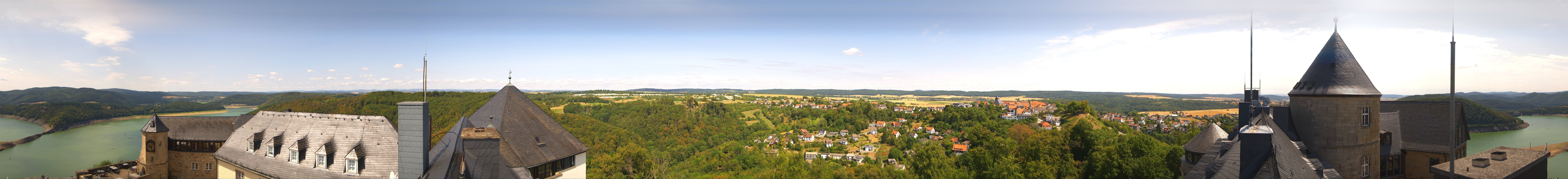 Archiv Foto Webcam Panoramakamera Schloss Waldeck am Edersee