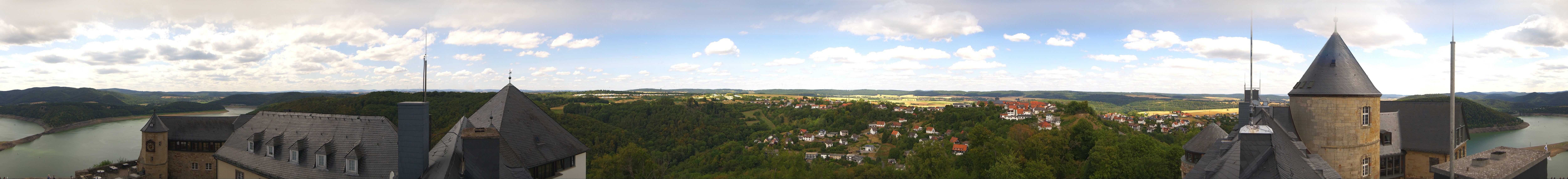 Archiv Foto Webcam Panoramakamera Schloss Waldeck am Edersee