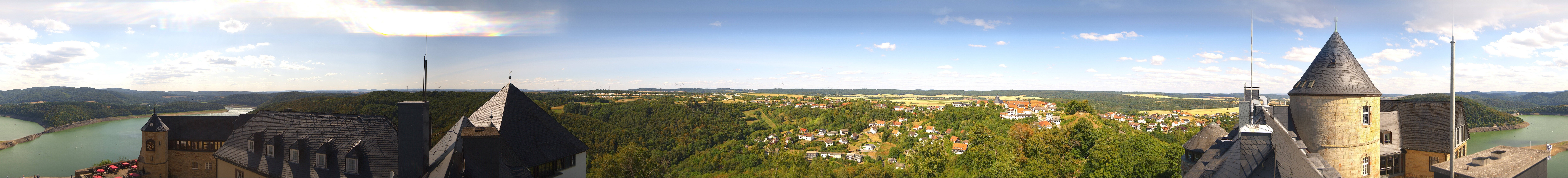 Archiv Foto Webcam Panoramakamera Schloss Waldeck am Edersee