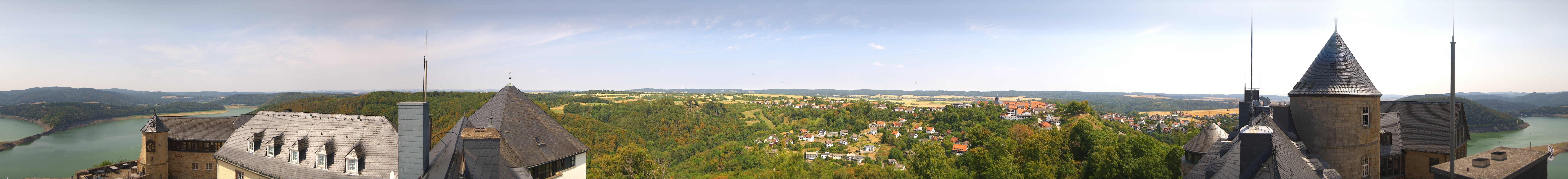 Archiv Foto Webcam Panoramakamera Schloss Waldeck am Edersee