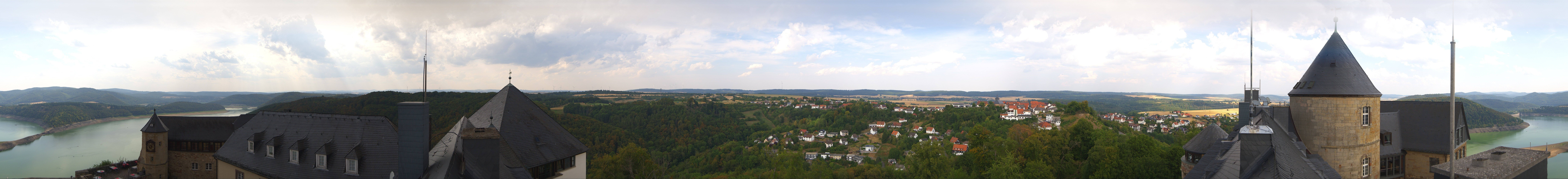 Archiv Foto Webcam Panoramakamera Schloss Waldeck am Edersee
