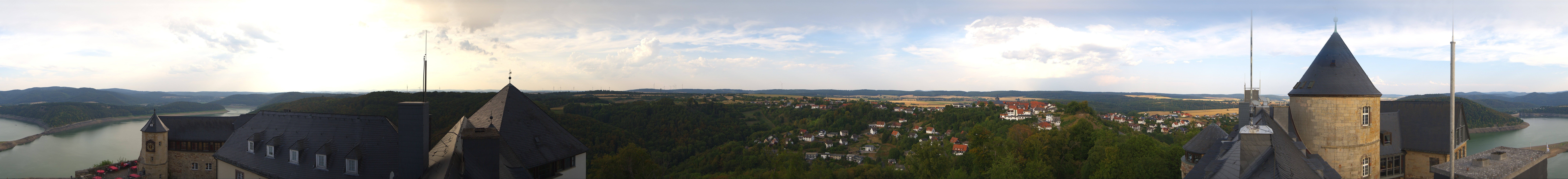 Archiv Foto Webcam Panoramakamera Schloss Waldeck am Edersee
