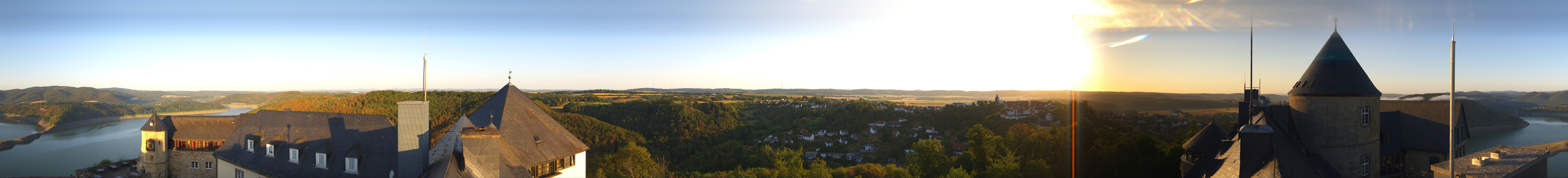 Archiv Foto Webcam Panoramakamera Schloss Waldeck am Edersee