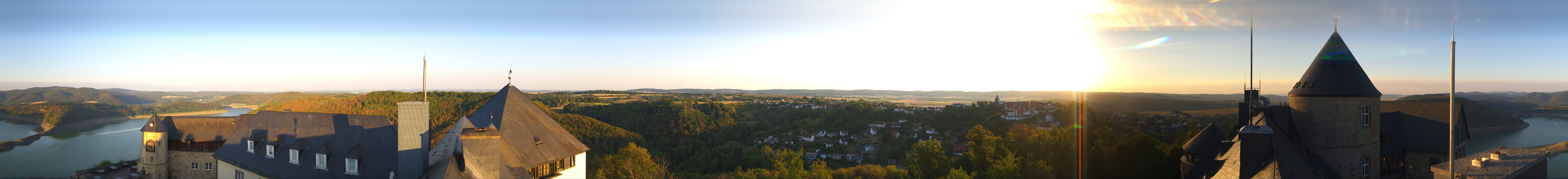 Archiv Foto Webcam Panoramakamera Schloss Waldeck am Edersee