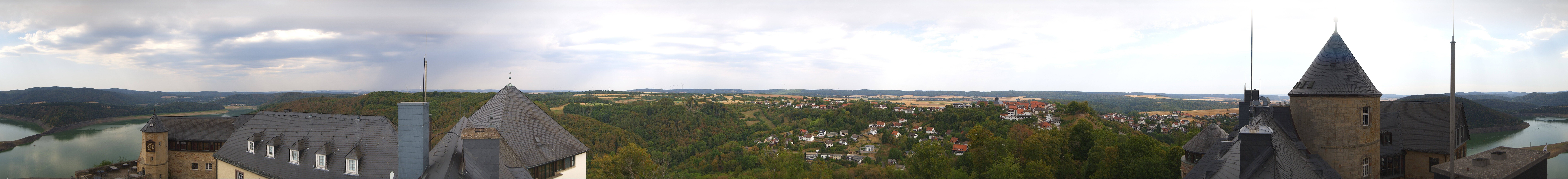 Archiv Foto Webcam Panoramakamera Schloss Waldeck am Edersee