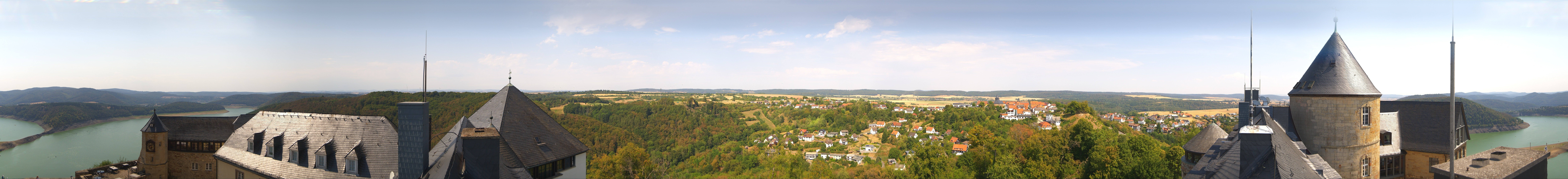 Archiv Foto Webcam Panoramakamera Schloss Waldeck am Edersee