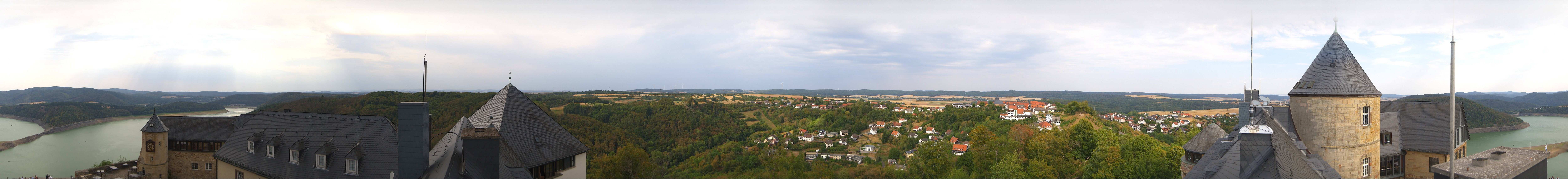 Archiv Foto Webcam Panoramakamera Schloss Waldeck am Edersee