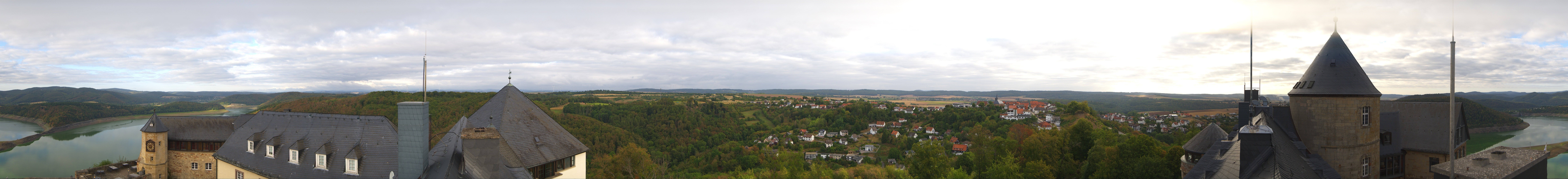 Archiv Foto Webcam Panoramakamera Schloss Waldeck am Edersee