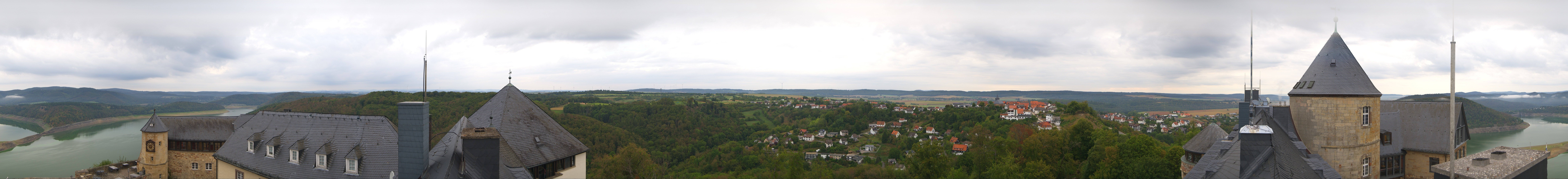 Archiv Foto Webcam Panoramakamera Schloss Waldeck am Edersee