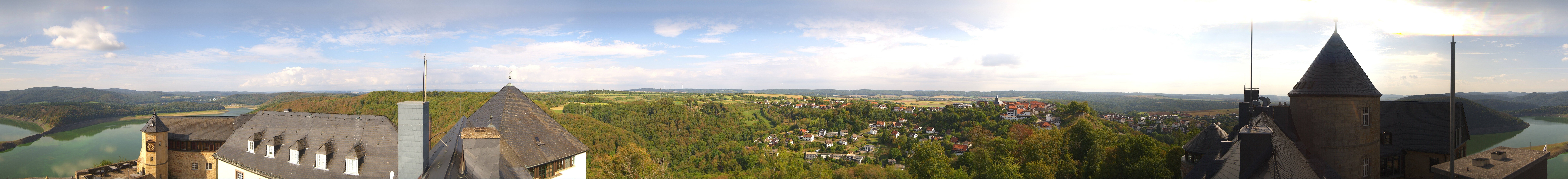 Archiv Foto Webcam Panoramakamera Schloss Waldeck am Edersee