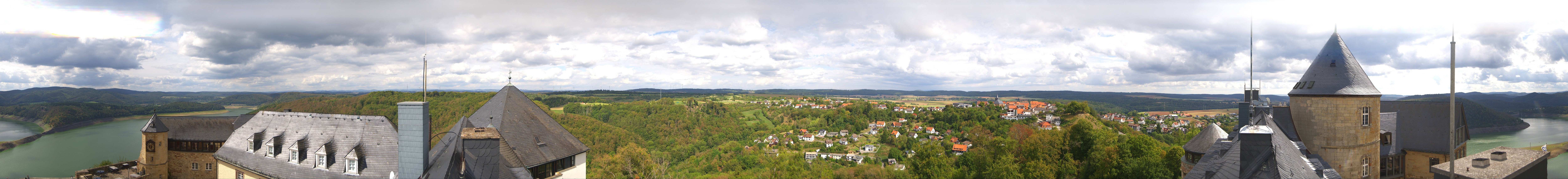 Archiv Foto Webcam Panoramakamera Schloss Waldeck am Edersee