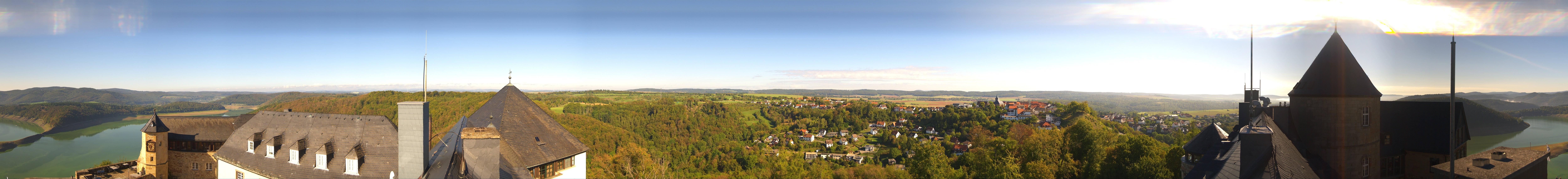 Archiv Foto Webcam Panoramakamera Schloss Waldeck am Edersee
