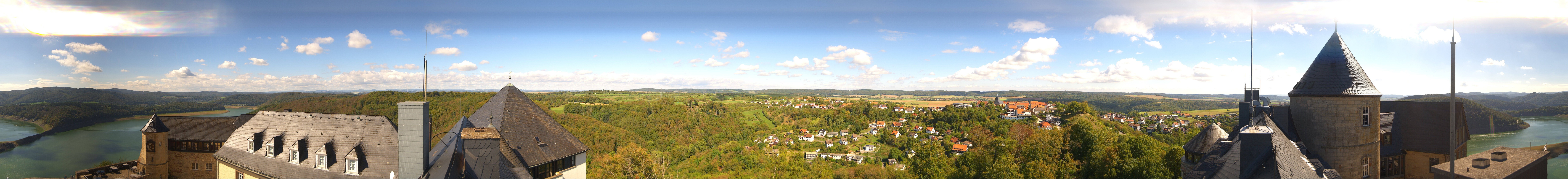 Archiv Foto Webcam Panoramakamera Schloss Waldeck am Edersee