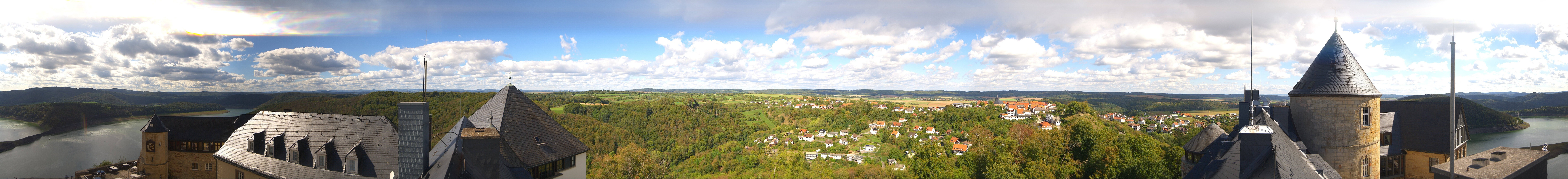 Archiv Foto Webcam Panoramakamera Schloss Waldeck am Edersee