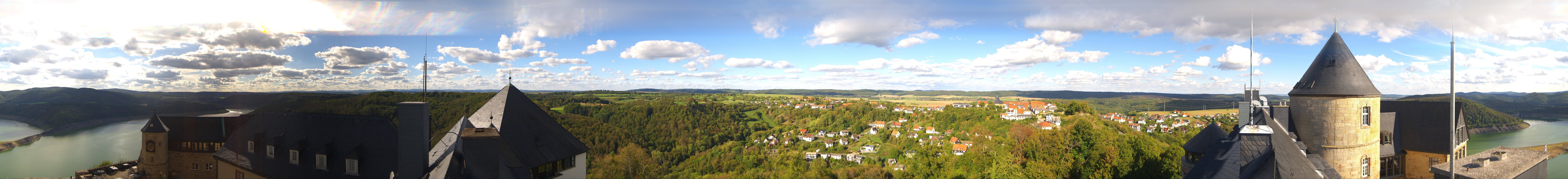 Archiv Foto Webcam Panoramakamera Schloss Waldeck am Edersee