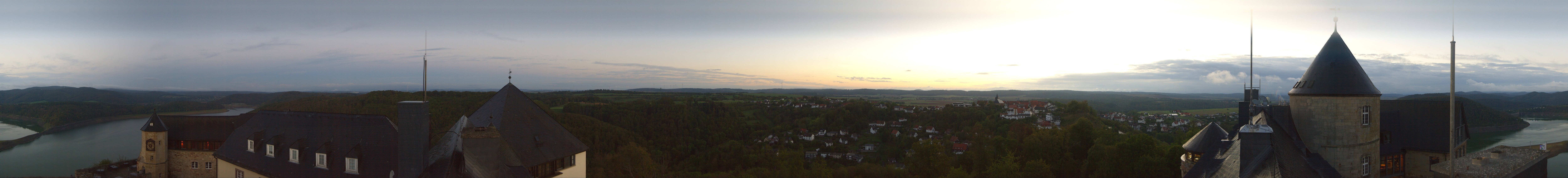 Archiv Foto Webcam Panoramakamera Schloss Waldeck am Edersee