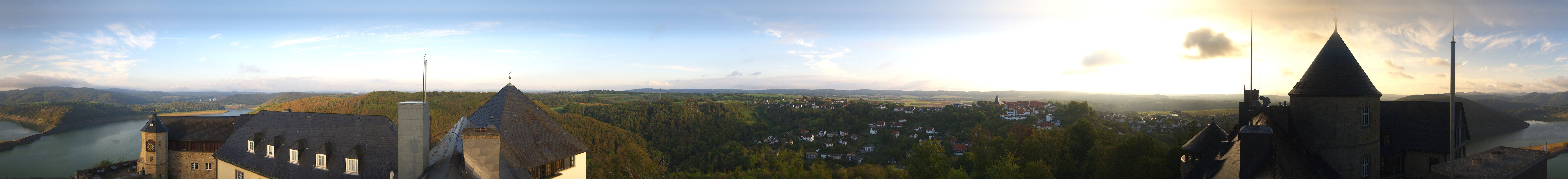 Archiv Foto Webcam Panoramakamera Schloss Waldeck am Edersee