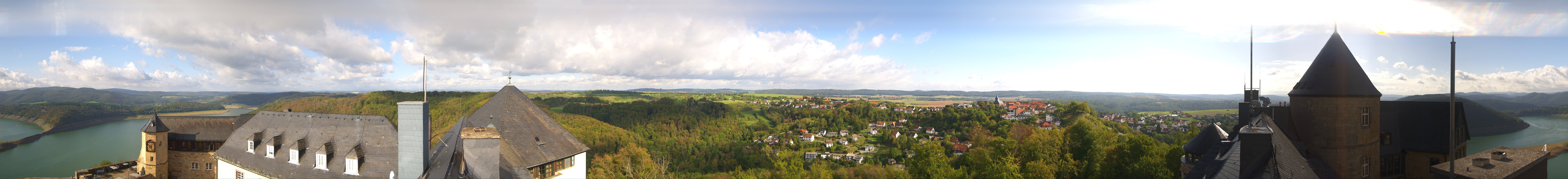 Archiv Foto Webcam Panoramakamera Schloss Waldeck am Edersee