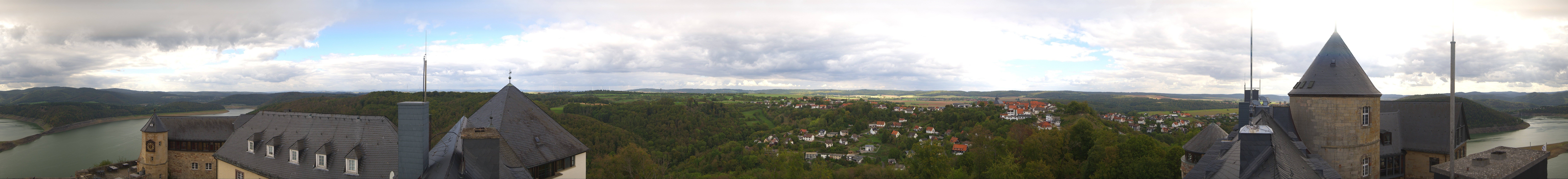 Archiv Foto Webcam Panoramakamera Schloss Waldeck am Edersee
