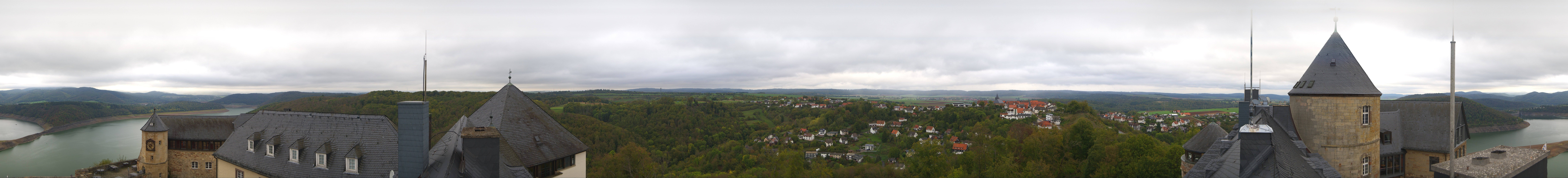 Archiv Foto Webcam Panoramakamera Schloss Waldeck am Edersee