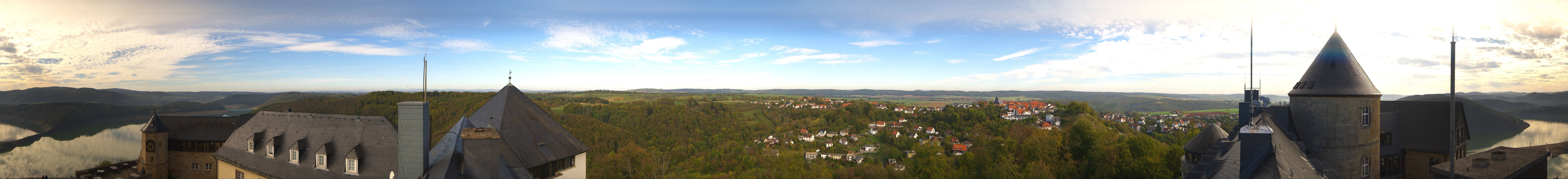Archiv Foto Webcam Panoramakamera Schloss Waldeck am Edersee