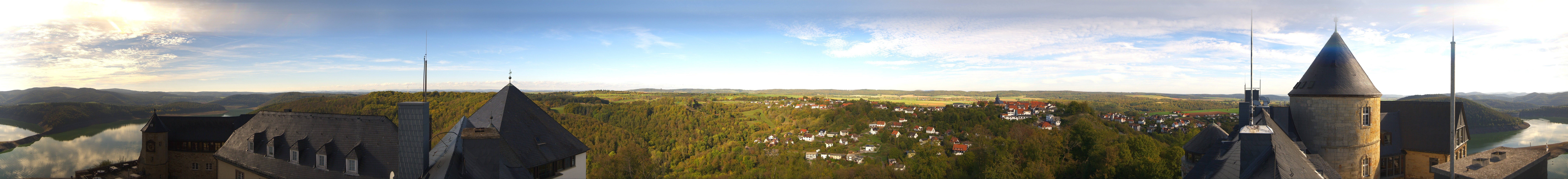 Archiv Foto Webcam Panoramakamera Schloss Waldeck am Edersee