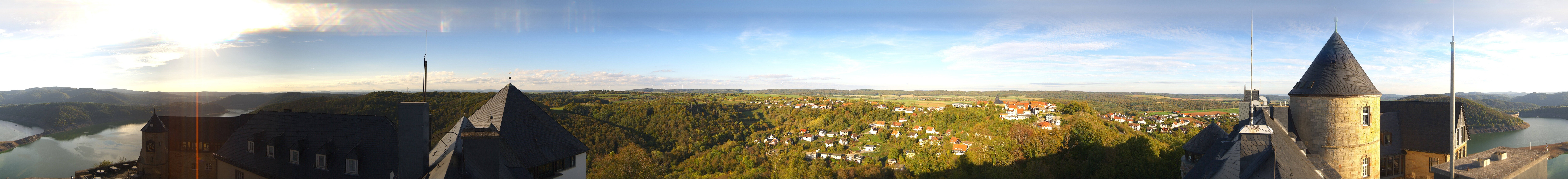 Archiv Foto Webcam Panoramakamera Schloss Waldeck am Edersee