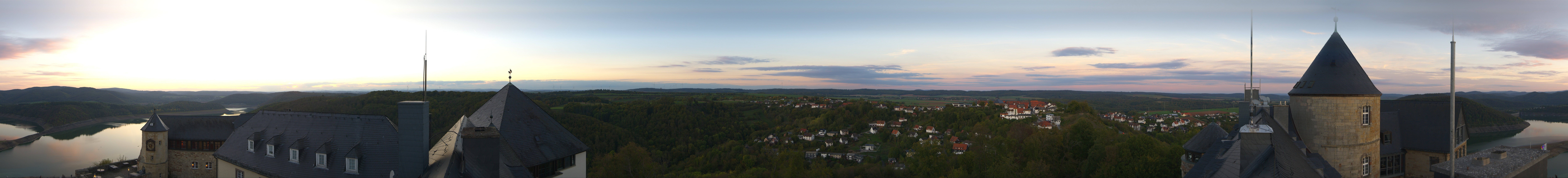 Archiv Foto Webcam Panoramakamera Schloss Waldeck am Edersee