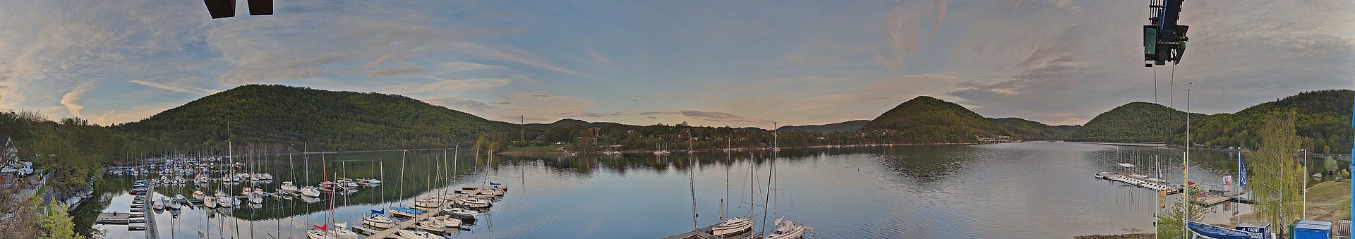 Archiv Foto Webcam Edersee: Segelhafen bei Rehbach