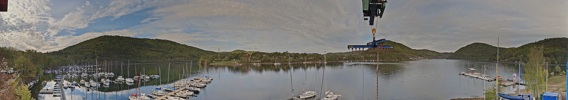 Archiv Foto Webcam Edersee: Segelhafen bei Rehbach