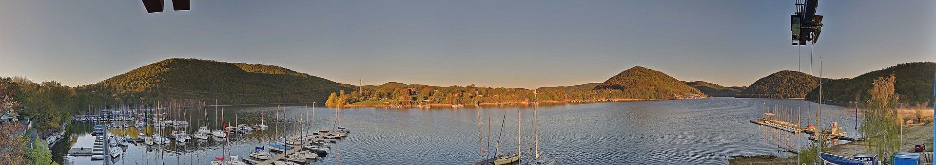 Archiv Foto Webcam Edersee: Segelhafen bei Rehbach