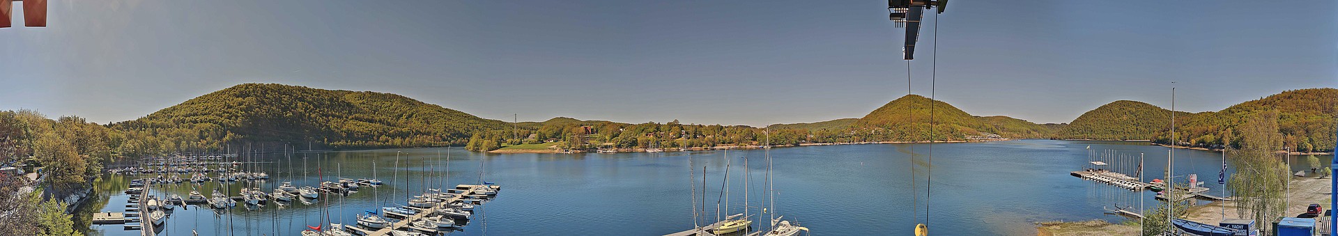 Archiv Foto Webcam Edersee: Segelhafen bei Rehbach
