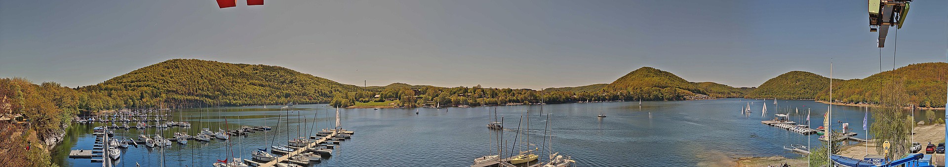 Archiv Foto Webcam Edersee: Segelhafen bei Rehbach