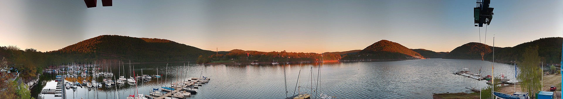 Archiv Foto Webcam Edersee: Segelhafen bei Rehbach
