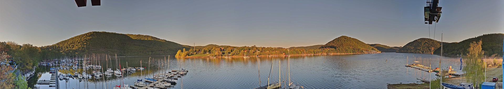 Archiv Foto Webcam Edersee: Segelhafen bei Rehbach