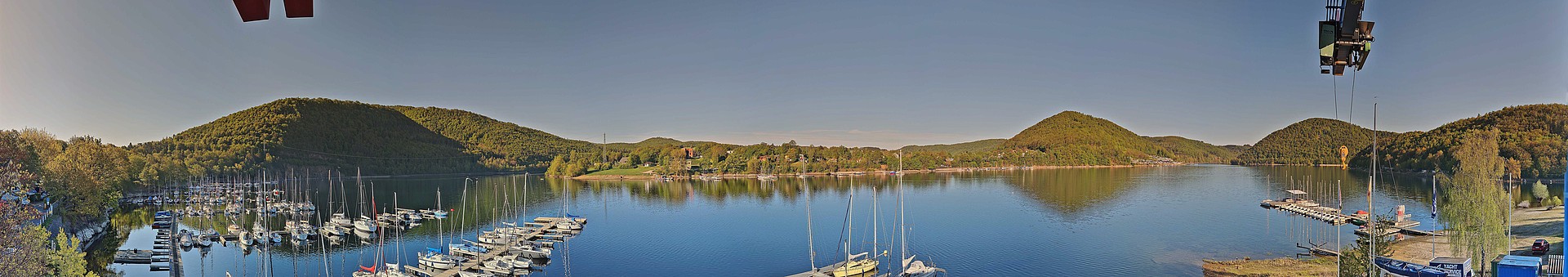 Archiv Foto Webcam Edersee: Segelhafen bei Rehbach