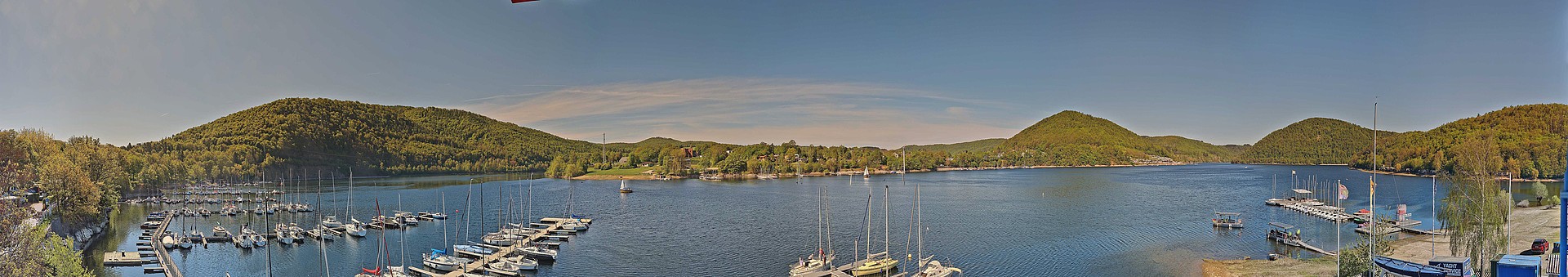 Archiv Foto Webcam Edersee: Segelhafen bei Rehbach