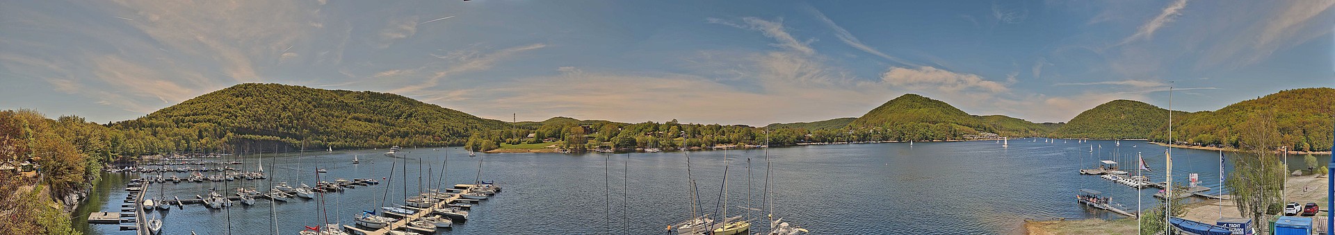Archiv Foto Webcam Edersee: Segelhafen bei Rehbach