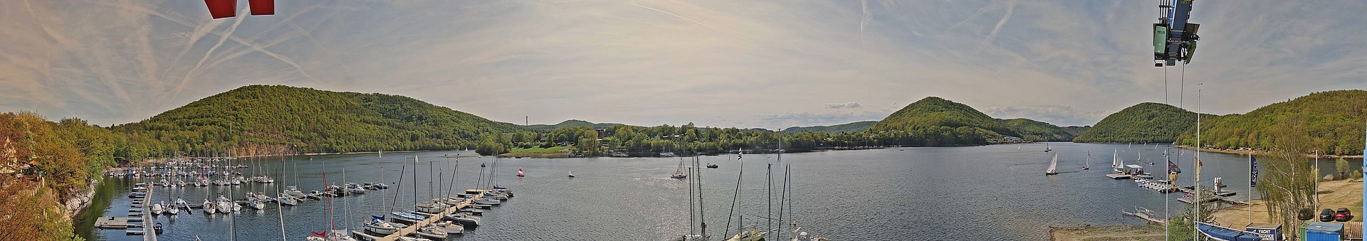 Archiv Foto Webcam Edersee: Segelhafen bei Rehbach