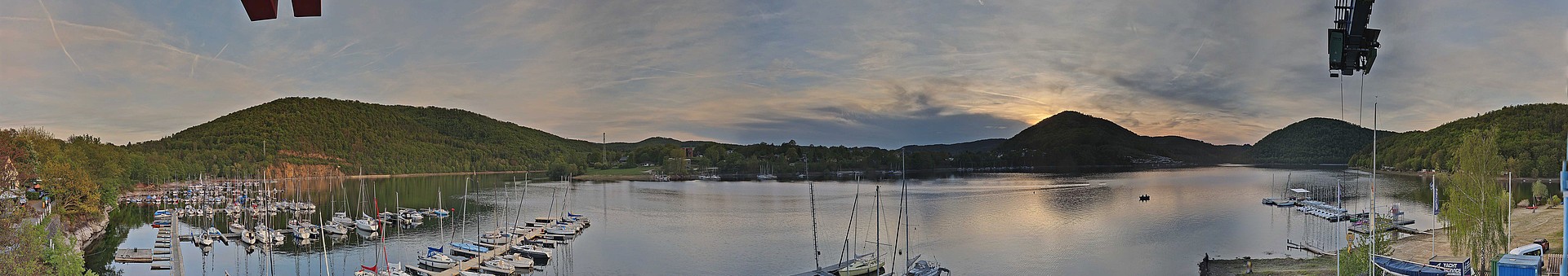 Archiv Foto Webcam Edersee: Segelhafen bei Rehbach
