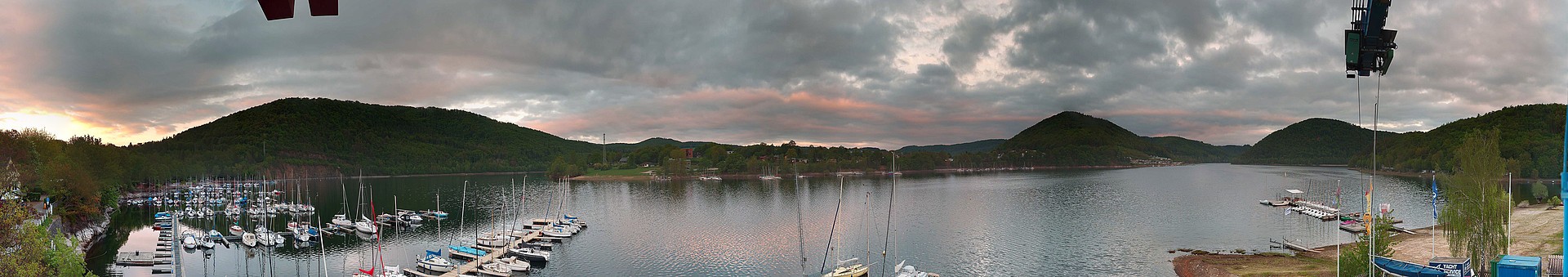 Archiv Foto Webcam Edersee: Segelhafen bei Rehbach