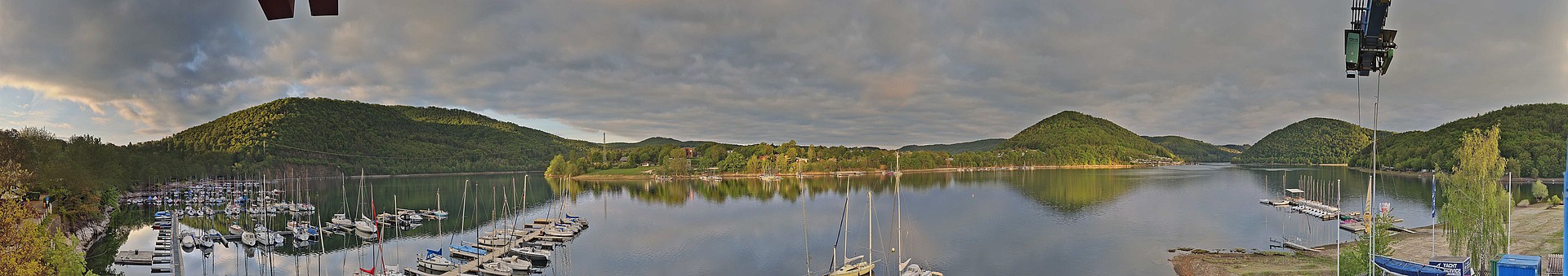 Archiv Foto Webcam Edersee: Segelhafen bei Rehbach