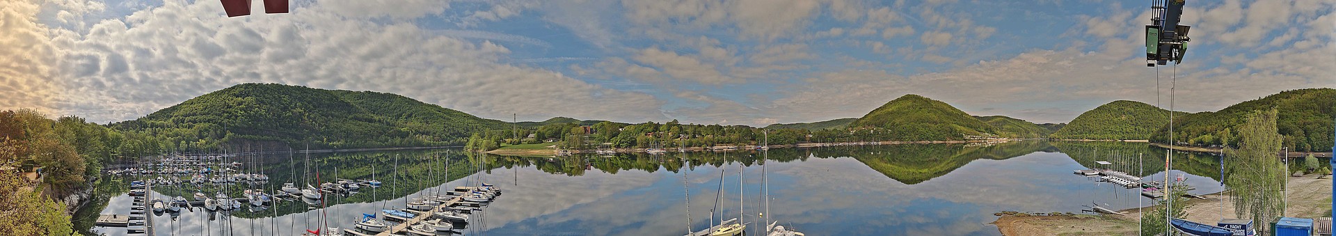 Archiv Foto Webcam Edersee: Segelhafen bei Rehbach