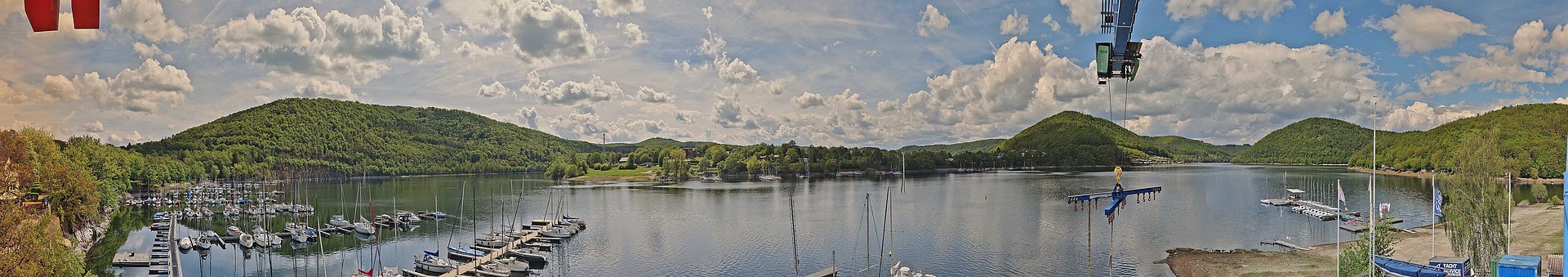 Archiv Foto Webcam Edersee: Segelhafen bei Rehbach