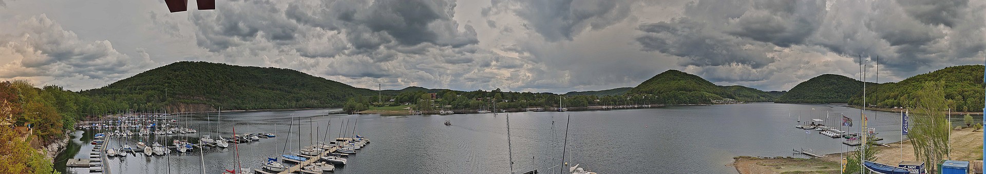 Archiv Foto Webcam Edersee: Segelhafen bei Rehbach