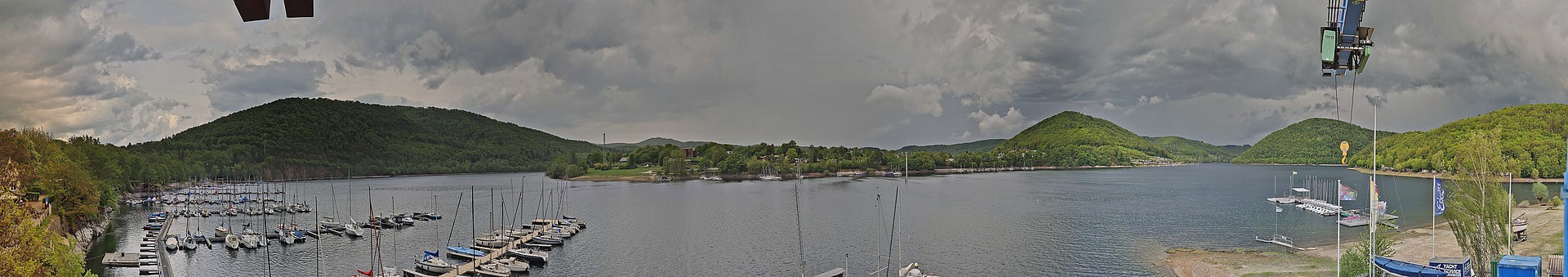 Archiv Foto Webcam Edersee: Segelhafen bei Rehbach