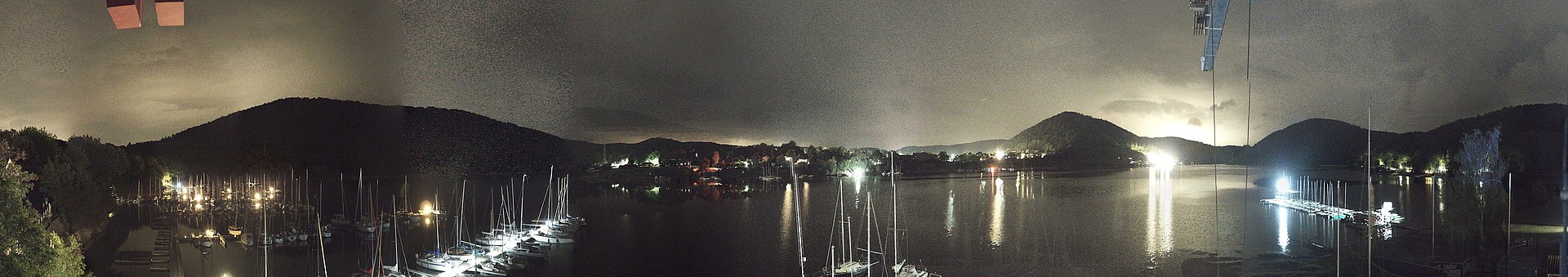 Archived image Webcam Lake Eder: Sailing Harbour Rehbach
