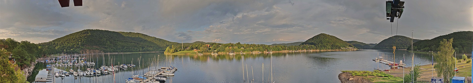 Archiv Foto Webcam Edersee: Segelhafen bei Rehbach