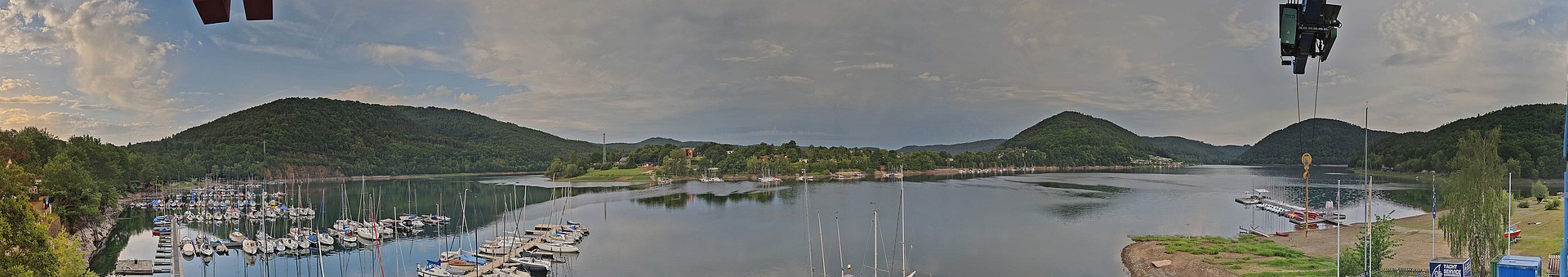 Archiv Foto Webcam Edersee: Segelhafen bei Rehbach