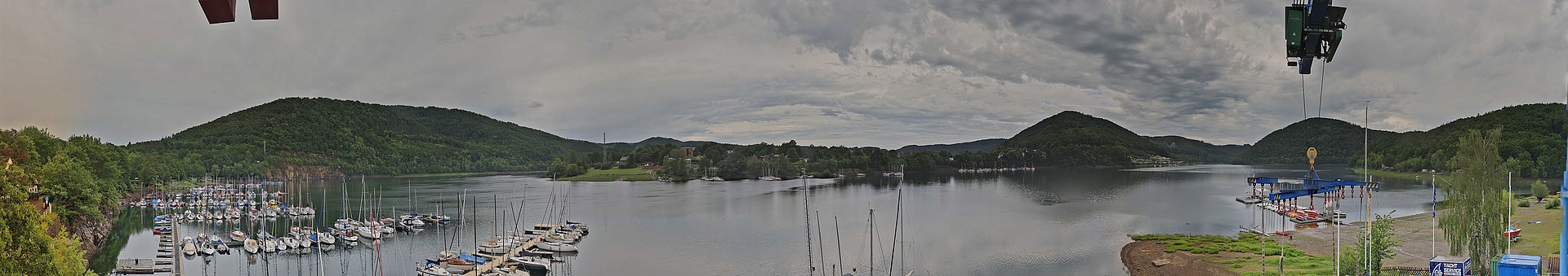 Archiv Foto Webcam Edersee: Segelhafen bei Rehbach